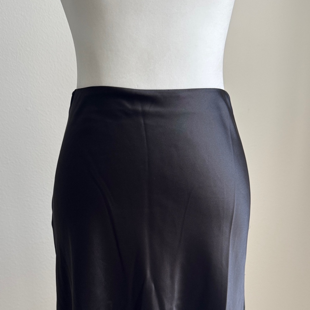 Zeagoo Black Silk Skirt XS - Picture 2 of 6